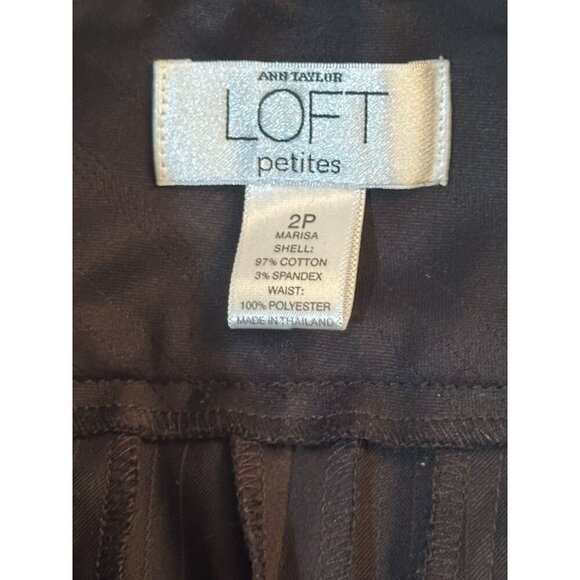 NWT LOFT Womens 2p Tuxedo Pants Black Formal Party Dressy Glam Holiday New Years - Picture 10 of 15